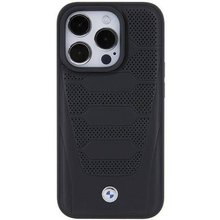 BMW Leather Seats Pattern case for iPhone 15 Pro Max - black