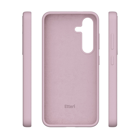 Nakładka Etteri Silicone Case do Samsung Galaxy S25 Plus jasnoróżowa