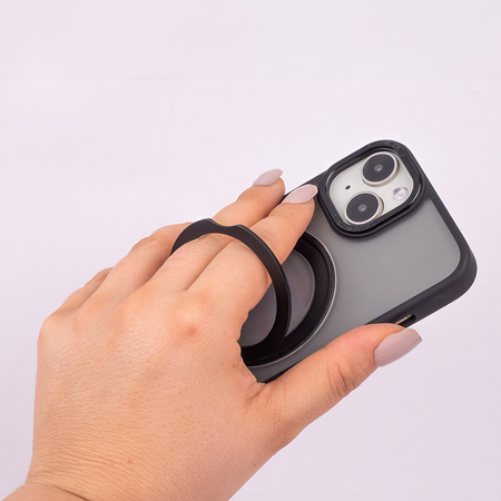 Nakładka Mag Ring Rotating do iPhone 13 6,1&quot; czarny