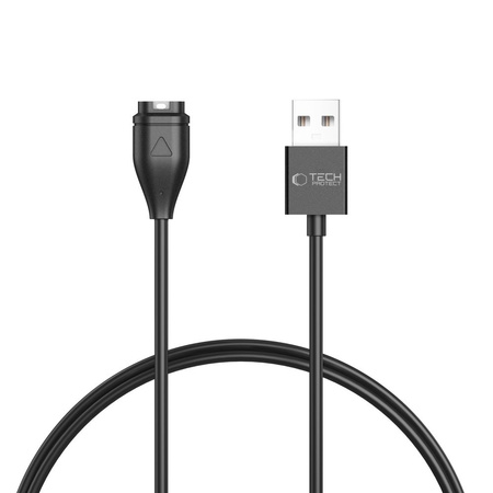 TECH-PROTECT MC04 ULTRABOOST CHARGING USB CABLE 100CM GARMIN WATCH BLACK