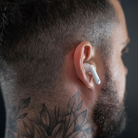 3MK Hardy LifePods Pro słuchawki bezprzewodowe Bluetooth 5.3 ANC białe/white
