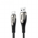 Joyroom Sharp Series Schnellladekabel USB-A - Lightning 3A 1,2m Schwarz (S-M411)