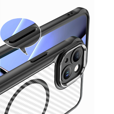 Nakładka Defender Carbon Mag do iPhone 17 Pro 6,3" czarna