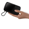 Powerbank 10000mAh 20W Baseus Qpow Pro Overseas Edition + USB C 3A Cable - Black