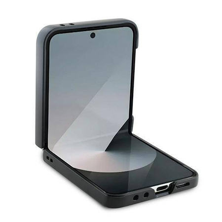 Mercedes MEHMZF623RBGVK Z Flip6 F741 czarny/black Leather Wood Imitation MagSafe