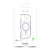 Puro Lite Mag TPU+PC Case Compatible with MagSafe for iPhone 17 - Transparent with Pink Ring