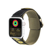 Dux Ducis Strap (Outdoor Version) strap for Apple Watch Ultra, SE, 8, 7, 6, 5, 4, 3, 2, 1 (49, 45, 44, 42 mm) nylon band yellow-green bracelet