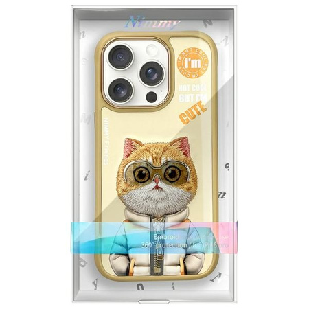 Nimmy etui iPhone 16 Pro Max 6.9" khaki Cool&Cute 2.0 Cat