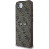 Guess 4G Ring Classic Logo MagSafe iPhone 16e Hülle - Braun