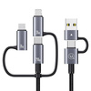 USAMS Cable 240W 6in1 Fast charging 2m Data Cable Aluminum Alloy Sufeng Series 2M (SJ738)
