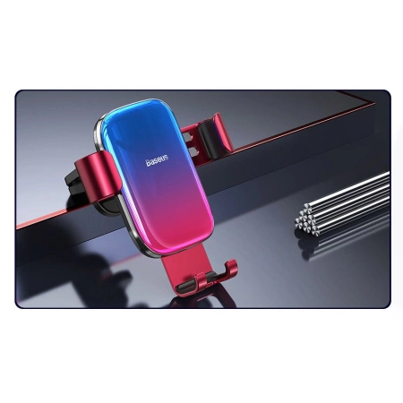 Grawitacyjny Uchwyt Samochodowy do Kratki Nawiewu / Wentylacyjnej Baseus Glaze Gravity Car Mount (SUYL-LG01) czarny