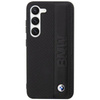 Case BMW BMHCS23M22RDPK S23+ S916 black/black hardcase Leather Textured &amp; Stripe