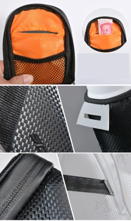 Rockbros C7-1 wasserdichte Fahrradtasche mit Sattelbefestigung 1,5l - Schwarz