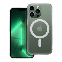 Futerał FROST MAG COVER z ochroną aparatu kompatybilny z MagSafe do IPHONE 13 Pro transparentny