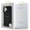 Original Case IPHONE 16 Guess Hardcase Saffiano Classic Logo MagSafe (GUHMP16SPSAHMCK) black