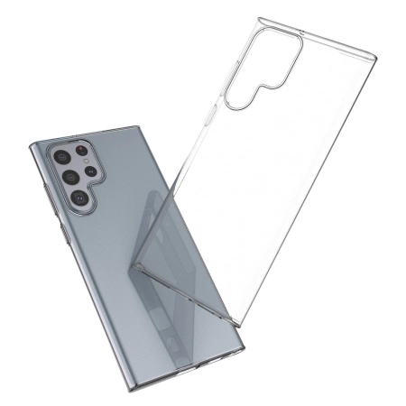 Ultraklare Gelabdeckung 0,5 mm Samsung Galaxy S22 Ultra Transparent