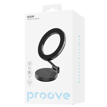 Proove Uchwyt Samochodowy Hoop Stick-on czarny