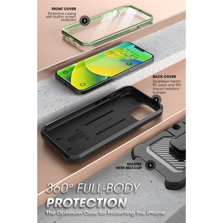 Supcase Unicorn Beetle Pro Hülle für iPhone 14 Plus grün
