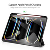 DUX DUCIS etui DOMO składane z miejscem na rysik do iPad Pro 11 (2024) czarne