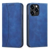 Magnet Fancy Case Hülle für iPhone 14 Flip Cover Wallet Stand blau