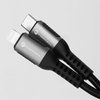 Kabel USB C do Lightning Forcell F-Energy PD 3A 27W Cafule 0,25 m C259 czarny