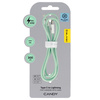 Blavec Kabel Candy oplot - Typ C na Lightning - PD 20W 2,4A 3 metry (CCA-CL24GN30) zielony