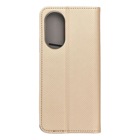 Kabura Smart Case book do OPPO A58 złoty