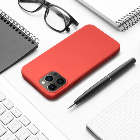Futerał SILICONE do SAMSUNG Galaxy A54 5G brzoskwiniowy