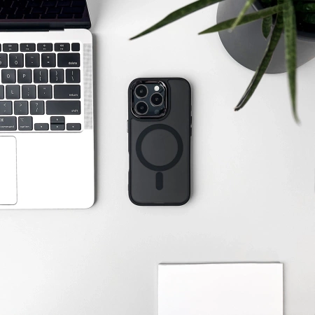 Magnetic Collection MagSafe-Hülle für iPhone 16 – Schwarz