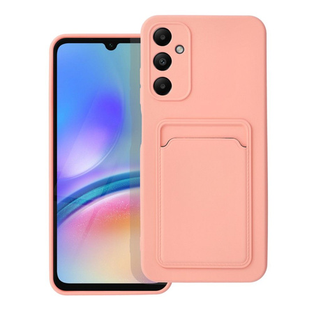 Futerał CARD CASE do SAMSUNG A05S różowy