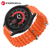 FORCELL F-DESIGN FS01 pasek / opaska do Samsung Watch 22mm pomarańczowy