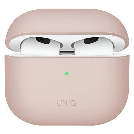 UNIQ case Lino AirPods 3rd gen. Silicone pink / blush pink