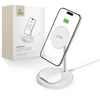TECH-PROTECT QI15W-A39 2IN1 MAGNETIC MAGSAFE WIRELESS CHARGER WHITE