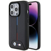 BMW Quilted Tricolor - Etui iPhone 15 Pro (czarny)
