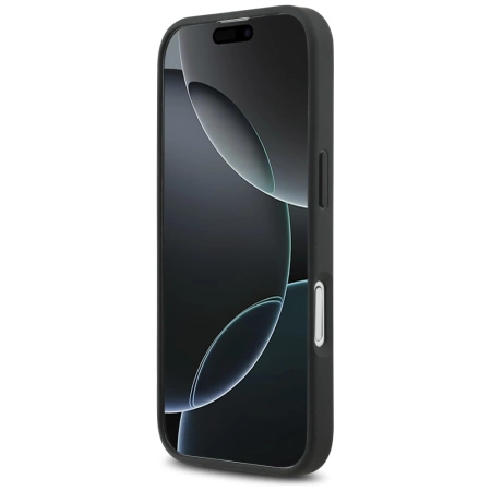 Mercedes Leder Star Pattern Stripes MagSafe Hülle für iPhone 17 - Schwarz