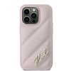 Karl Lagerfeld KLHCP14XPQDSMGP iPhone 14 Pro Max 6.7" różowy/pink hardcase Diagonal Quilted Script