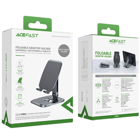 Acefast składany stojak / uchwyt na telefon szary (E13) 