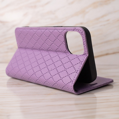 Etui Smart Caro do iPhone 17 6,3" fioletowe