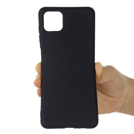 Flexible schwarze Silikonhülle SAMSUNG GALAXY A22 5G Silikonhülle