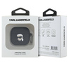 Original Case APPLE AIRPODS 4 Karl Lagerfeld Silicone Karl Head 3D (KLA4RUNIKK) black