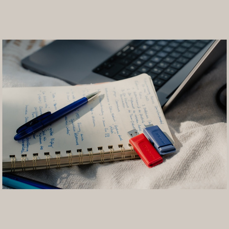 Pendrive Verbatim Slider 32GB 2szt       czerwony/granatowy 49327