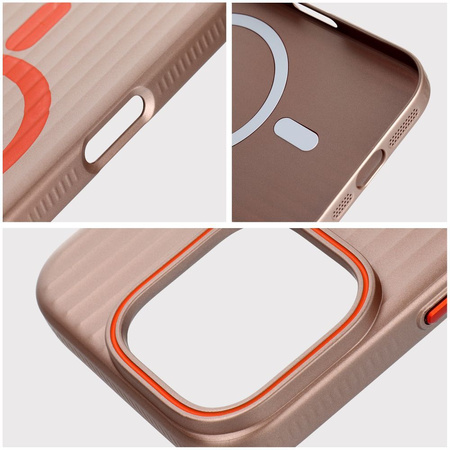 Futerał SIMPLY kompatybilny z MagSafe do IPHONE 14 Pro tytan pustynny