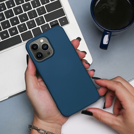 Futerał SILICONE do IPHONE 7 niebieski