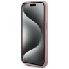 Karl Lagerfeld Wrinkled Metal Signature iPhone 15 Pro Case - Pink