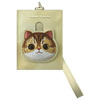 Nimmy Zestaw 3w1 torebka na telefon +     portfel + etui na lokalizator khaki Big Eyed Pet 2.0 Cat