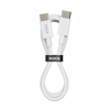 Rock Kabel P8 Basic Series - Typ C na Typ C - PD 60W 3A 1 metr biały