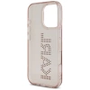 Karl Lagerfeld IML Rhinestones Logo iPhone 16 Pro Case - Pink
