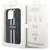 Guess GUHMP14XP4RPSK iPhone 14 Pro Max 6.7&quot; black/black hardcase 4G Printed Stripes MagSafe