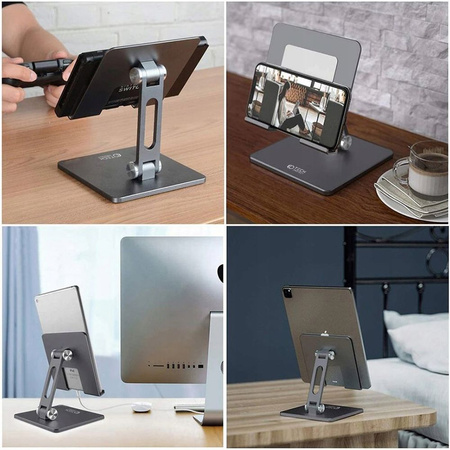 Telescopic Desk Holder / Stand / Stand for Phone and Tablet Tech-Protect Z11 grey
