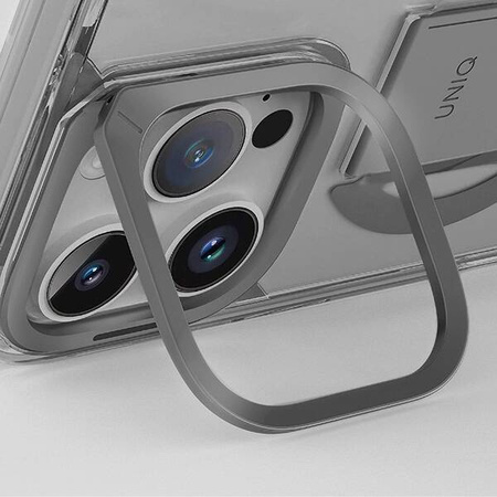 Case IPHONE 16 PRO MAX UNIQ Heldro Max Magclick Charging Clear Lucent transparent